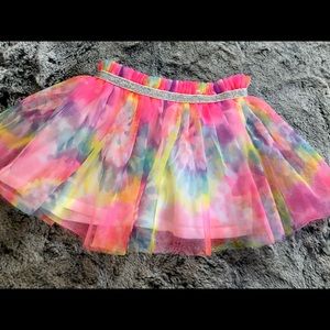 Pink tie dye Babygirl tutu skirt 9 months